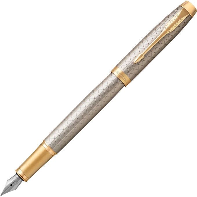 Ручка перьевая PARKER IM PREMIUM WARM GREY GT, F CW1931684
